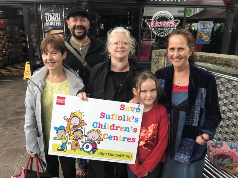 image of Bury Town Branch Labour Party campaigning in Bury St Edmunds 7 September 2019